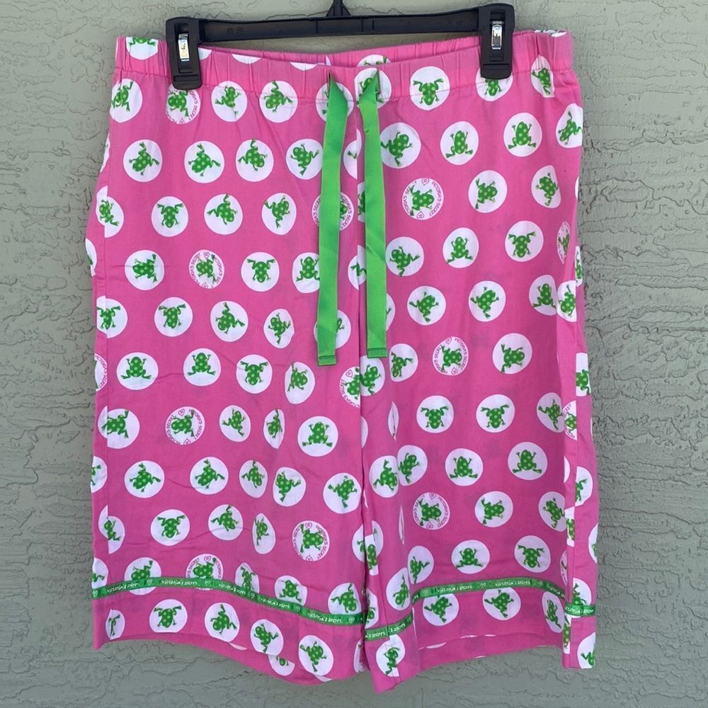 Vintage Victoria’s Secret Sz M Polka Dot Frog Sleep